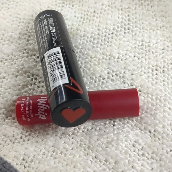 NYX Satin Lipstick in Red Haute and Smooth Whip Lip Balm in Cherry Creme Duo - Picture 6 of 9
